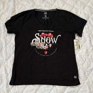 Black Snow White Graphic Tee